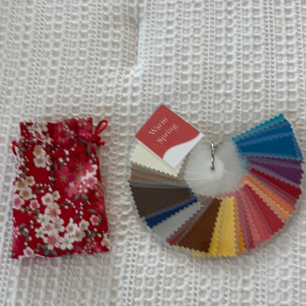 Seasonal Color Analysis—Warm Spring color palette swatch set 42 swatches